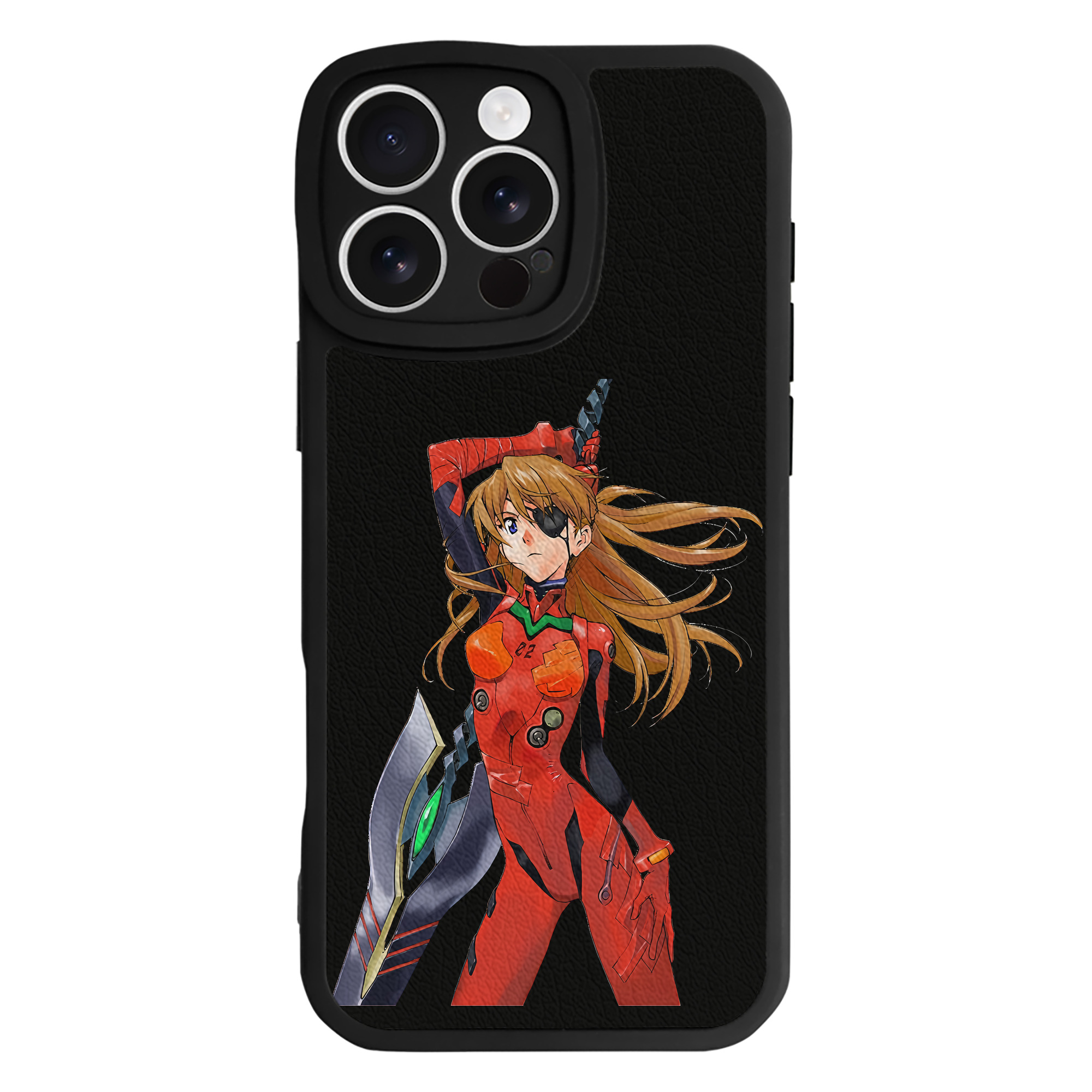 （画像用） EVA 新世紀エヴァンゲリオン 【iPhone 16シリーズ対応】シリコンスマホケース（レザー調） 材質：シリコン